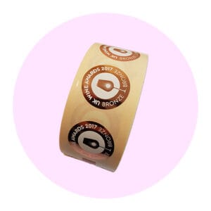 Gold Foil Labels