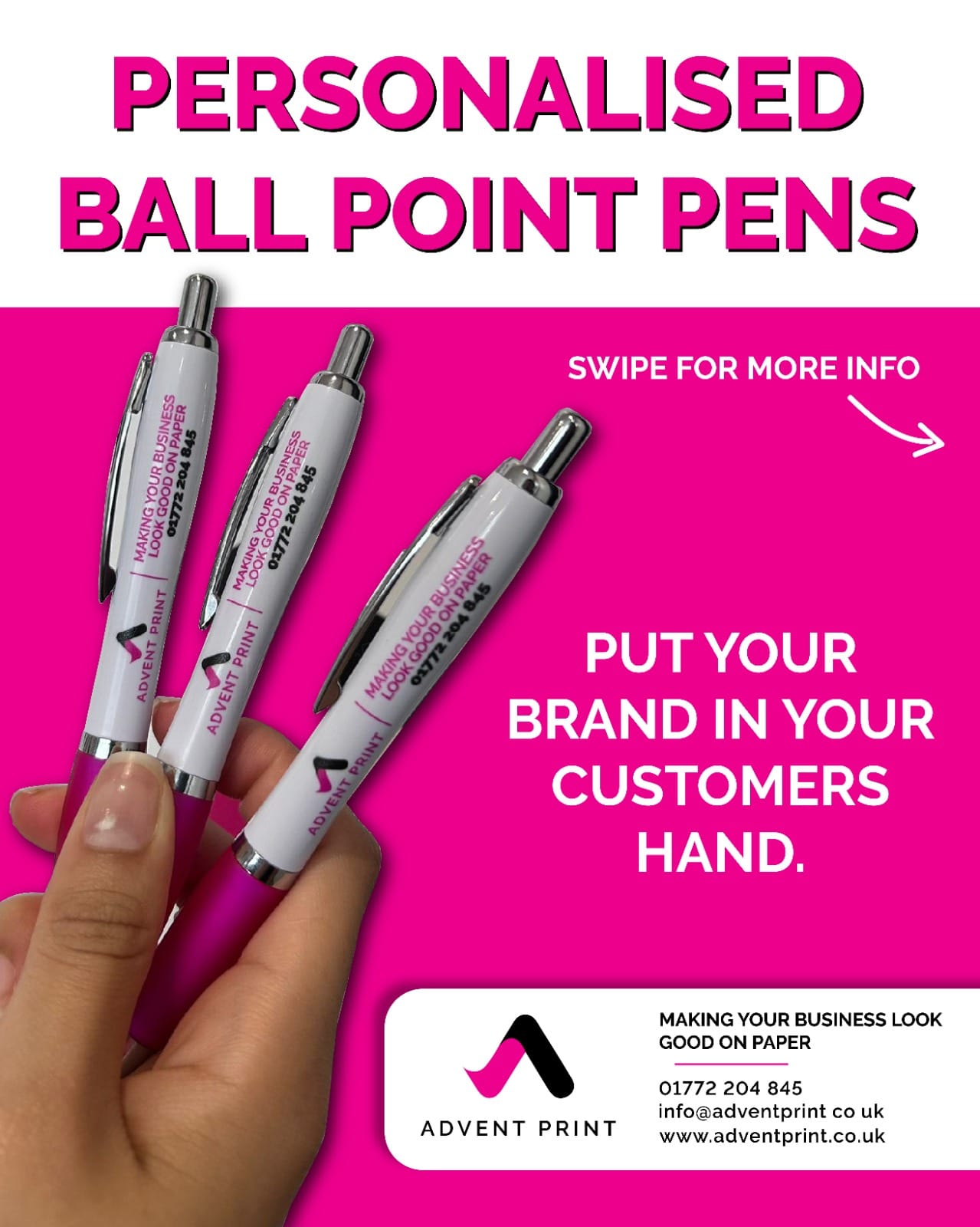 printed pens
